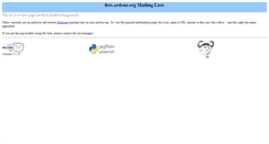 Desktop Screenshot of lists.ardour.org